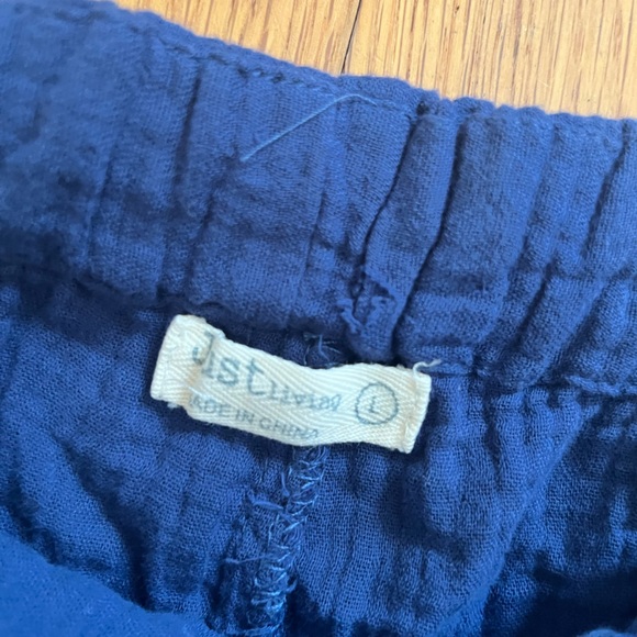 Blue Wide-Leg Pants - Picture 3 of 4